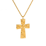 GOLD CROSS NECKLACE