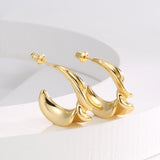 GOLD HOOP EARRING