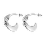 SILVER HOOP EARRINGS