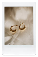 GOLD HOOP EARRING